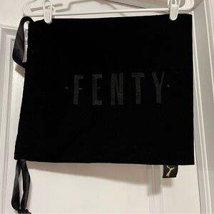 Puma X Fenty Black Velvety Shoe Storage Bag Drawstring